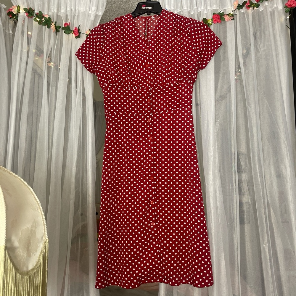 Red Polka Dot Dress